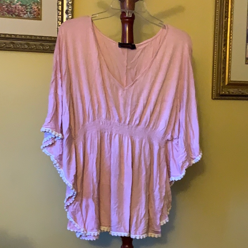 Light pink top